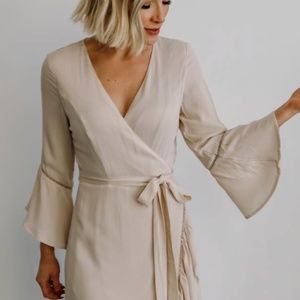 NWT Baltic Born Neutral Wrap Dress